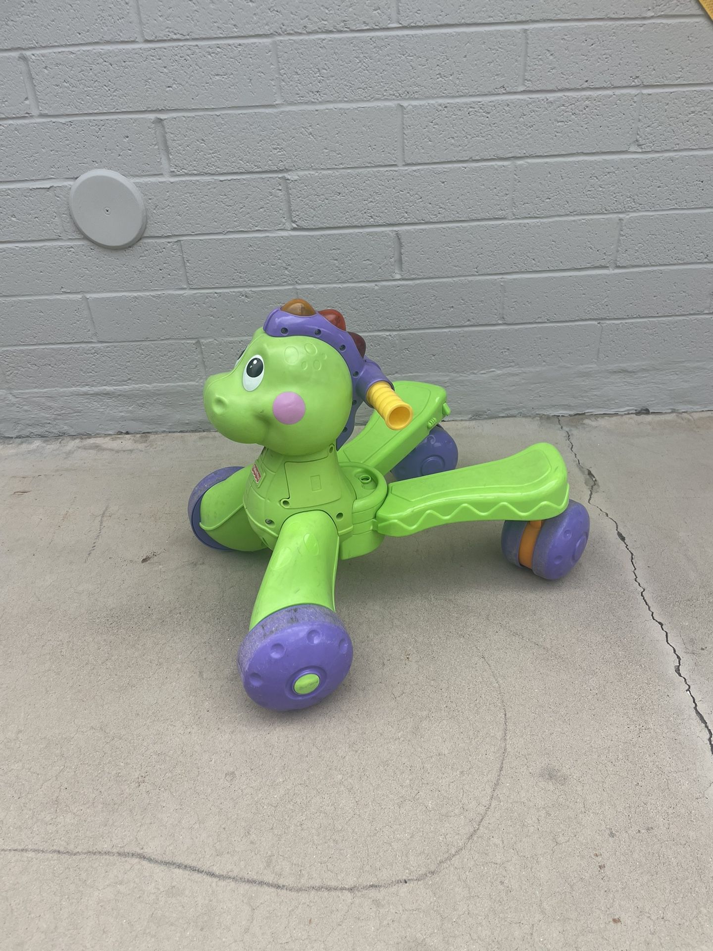Walker Toy-Green dinosaur 