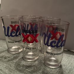 Dos Equis UCLA glass cups