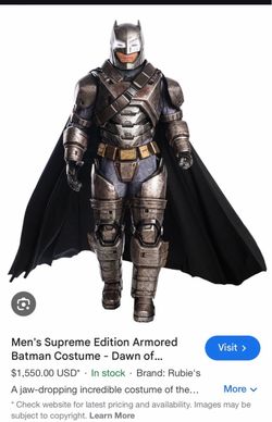 Rubie's Armored Batman Supreme Edition Costume