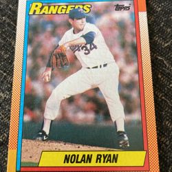 1990 Topps Nolan Ryan - Texas Rangers
