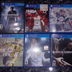 Bundle Of PS4 Games