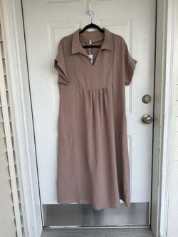 Women’s Dress Mocha Midi Flowy Dress size XL