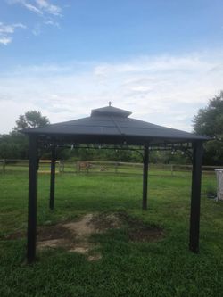 12x12 Rustic Brown Gazebo