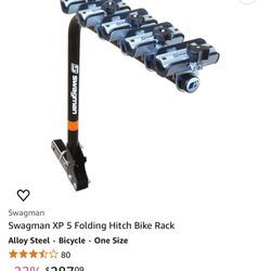 Swagman XP 5 Folding Hitch Bike Rack