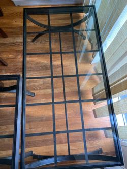 Two Glass Tables