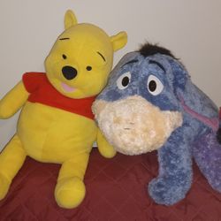 Winnie De Pooh And Donkey 