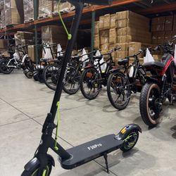 10-inch electric scooter with shock absorption