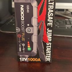 NOCO Boost Plus GB40 1000A Jump Starter – Portable Car Battery Booster – Brand New