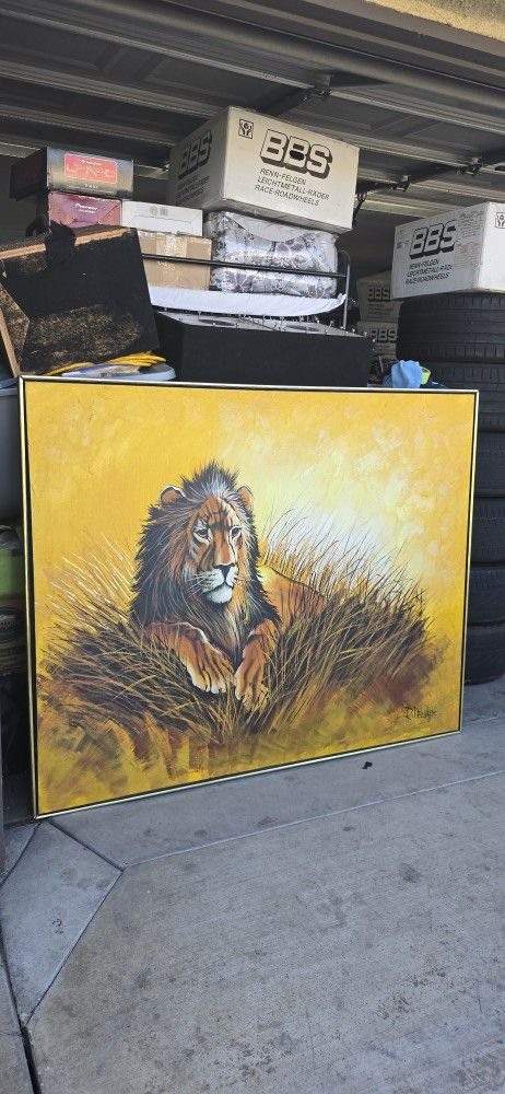 Lion Painting