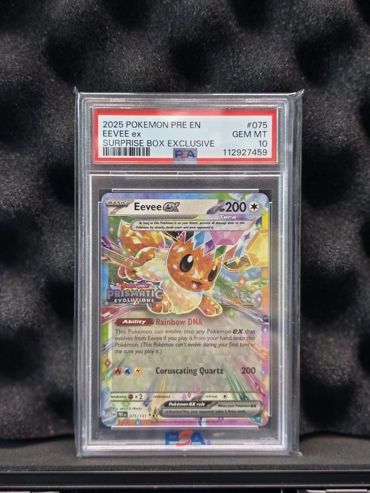 Pokemon Eevee Ex Surprise Box PROMO PSA 10
