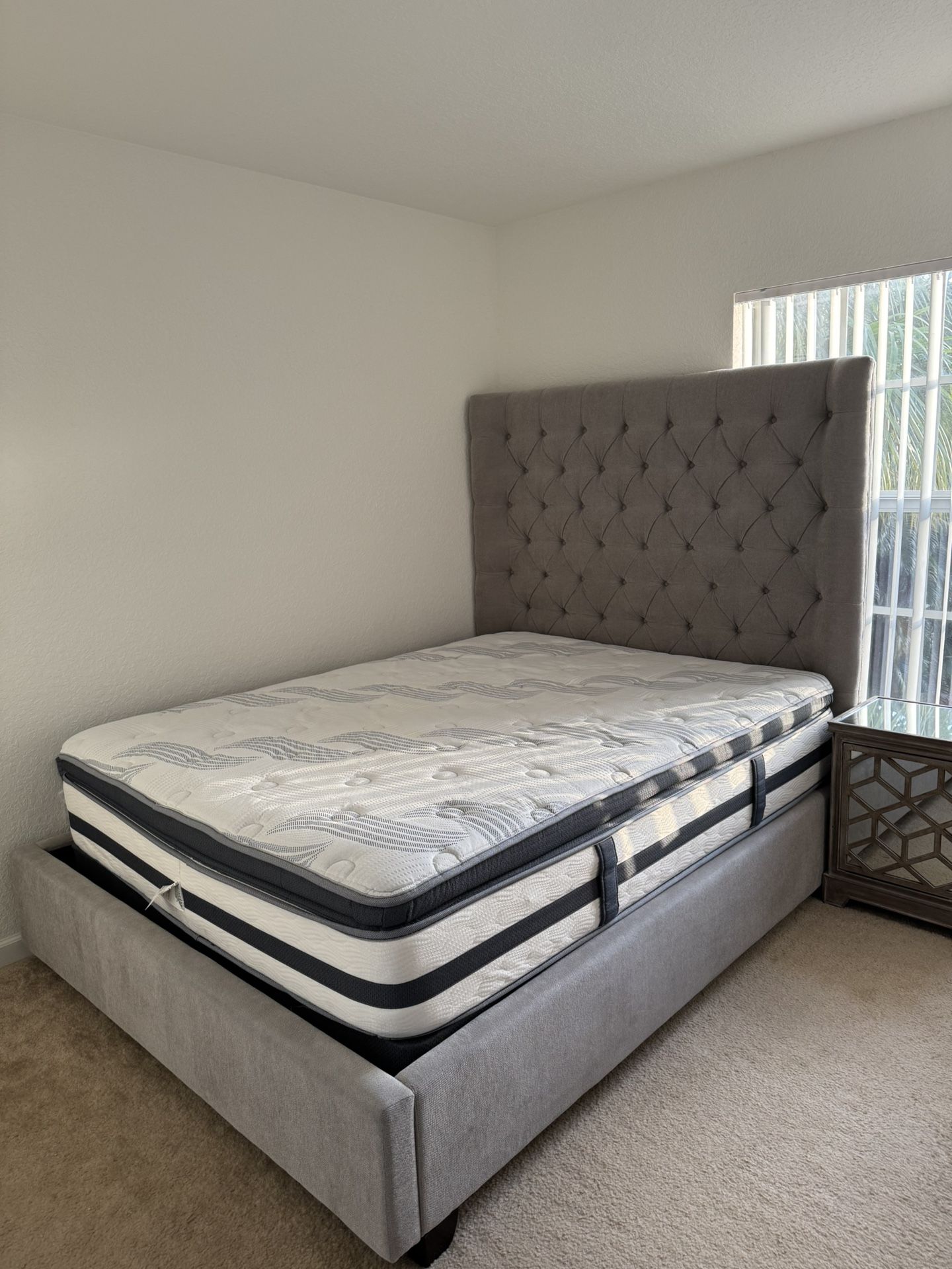 Queen Bed (With Mattress)