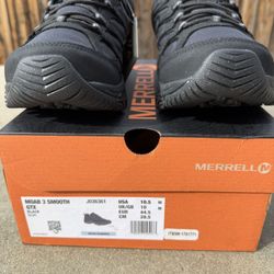 Merrell Men’s Moab 3 GTX. Core Tex 10.5 size 