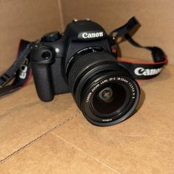 Canon EOS Rebel T5 DSLR with EFS 18-55mm lens & 58mm spare lens