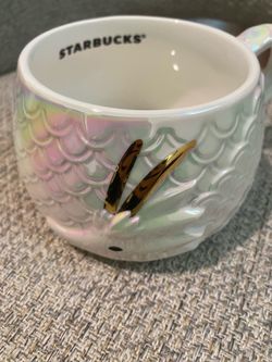 2024 Starbucks Lunar New Year of the Dragon Iridescent White Scales 14oz Mug