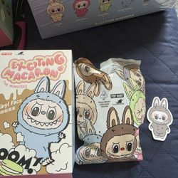 Sesame Bean THE MONSTERS - Exciting Macaron Vinyl Face Labubu 