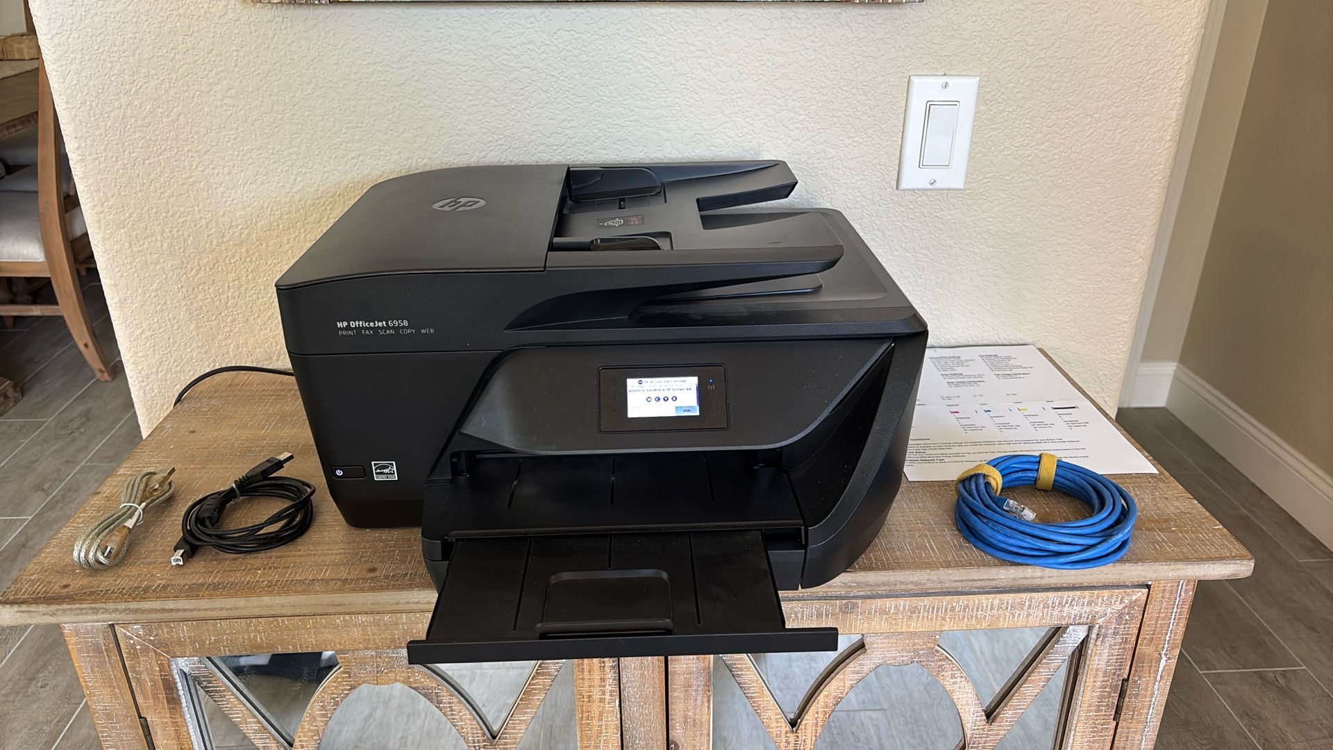 H P OfficeJet 6958 All In One Printer