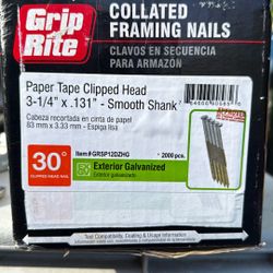 3-1/4in Exterior Framing Nails 2000pk New
