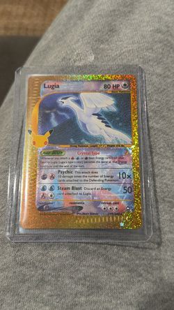 Lugia 30th celebration Pokemon card