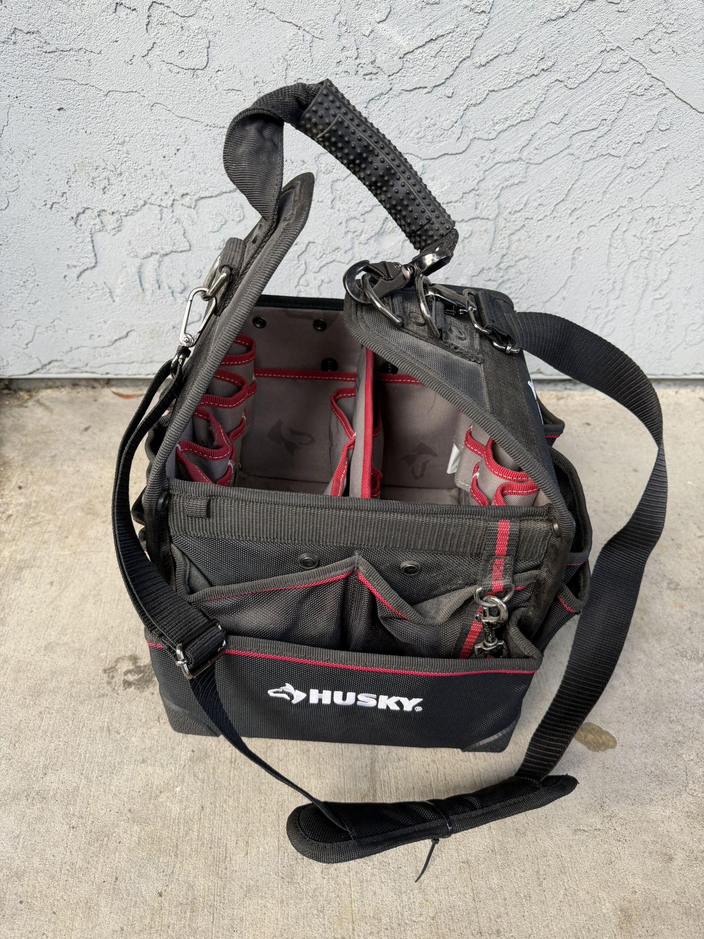Husky 10 in. Electrician Tool Bag