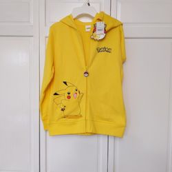 Pokémon Full Zip Hoodie Size Medium