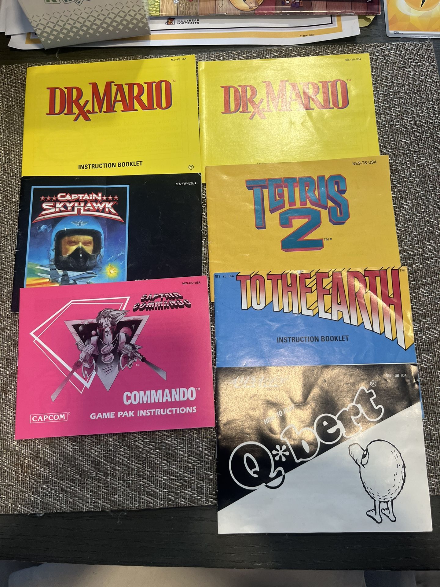 Nintendo NES Manuals