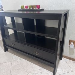 Black Tv Stand Entry Table