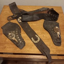 Vintage Hopalong Cassidy belt and holster.