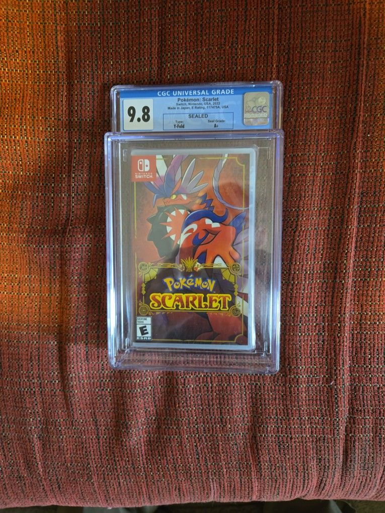Pokemon Scarlet Cgc 9.8 A+