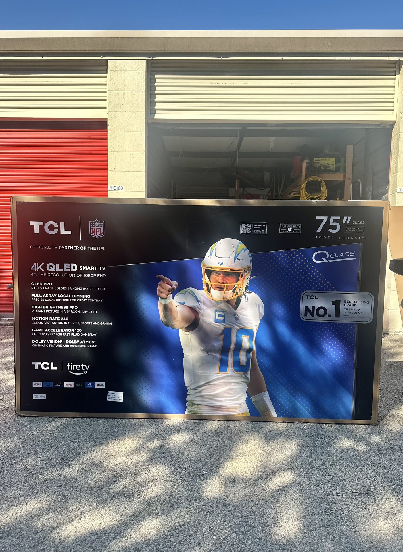 TCL 75” Smart TV