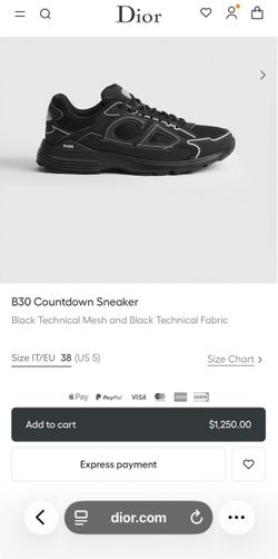 Dior Black Technical Mesh and Black Technical Fabric