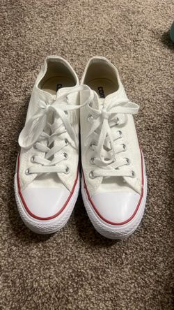 White converse all stars women’s size 8