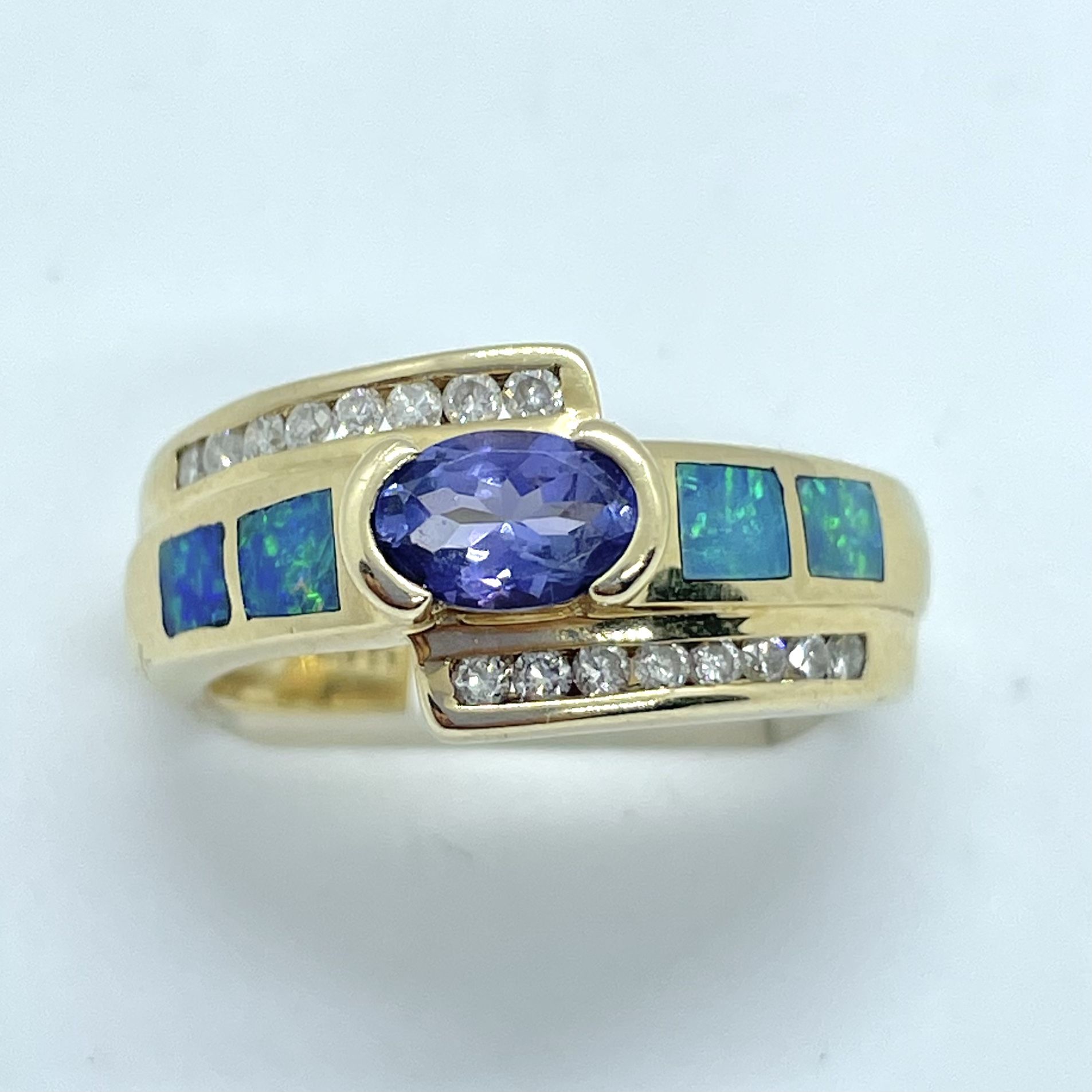 Tanzanite/Opal Ring