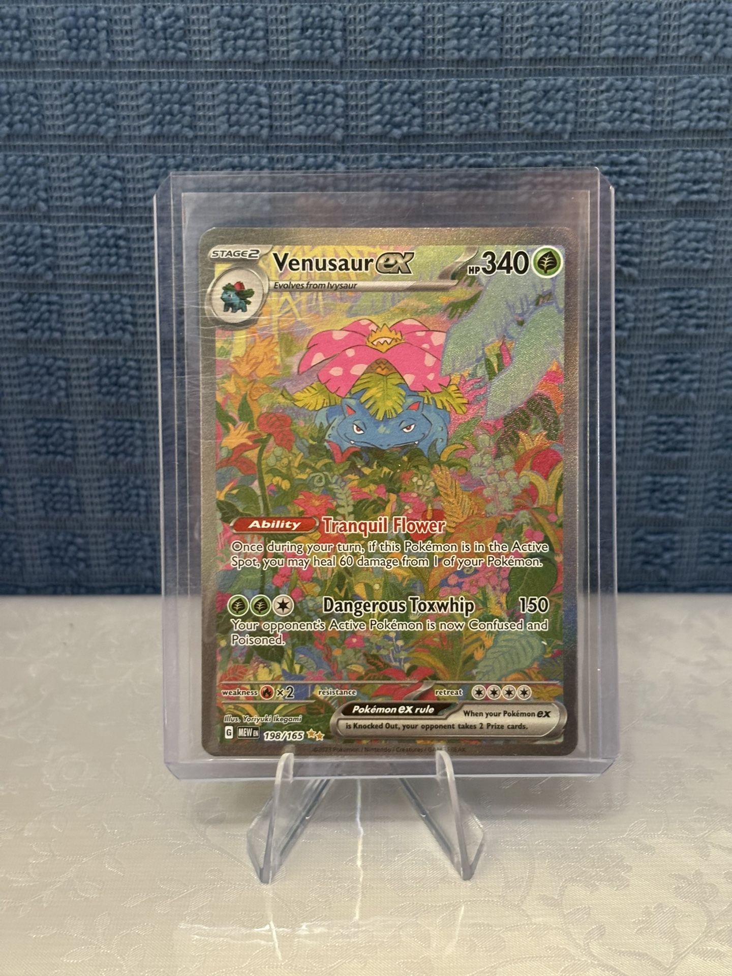 Venusaur ex 198/165 Sv: Scarlet & Violet 151 Holo
