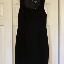 Brand New Ann Taylor Black Sheath Dress - Size 8