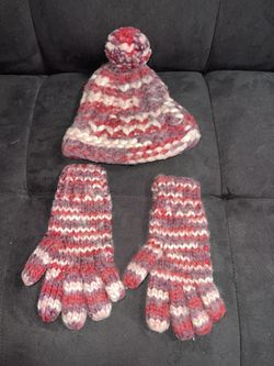 Kids Mittens And Beanie Snow Gear School Winter