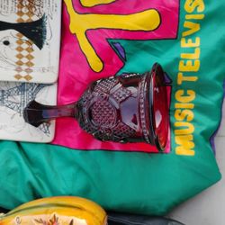 Avon Capecod Ruby Glass Bell