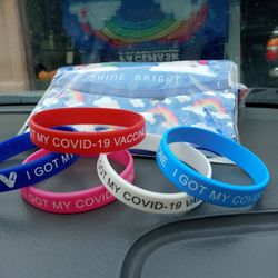 Bracelets and kids face masks