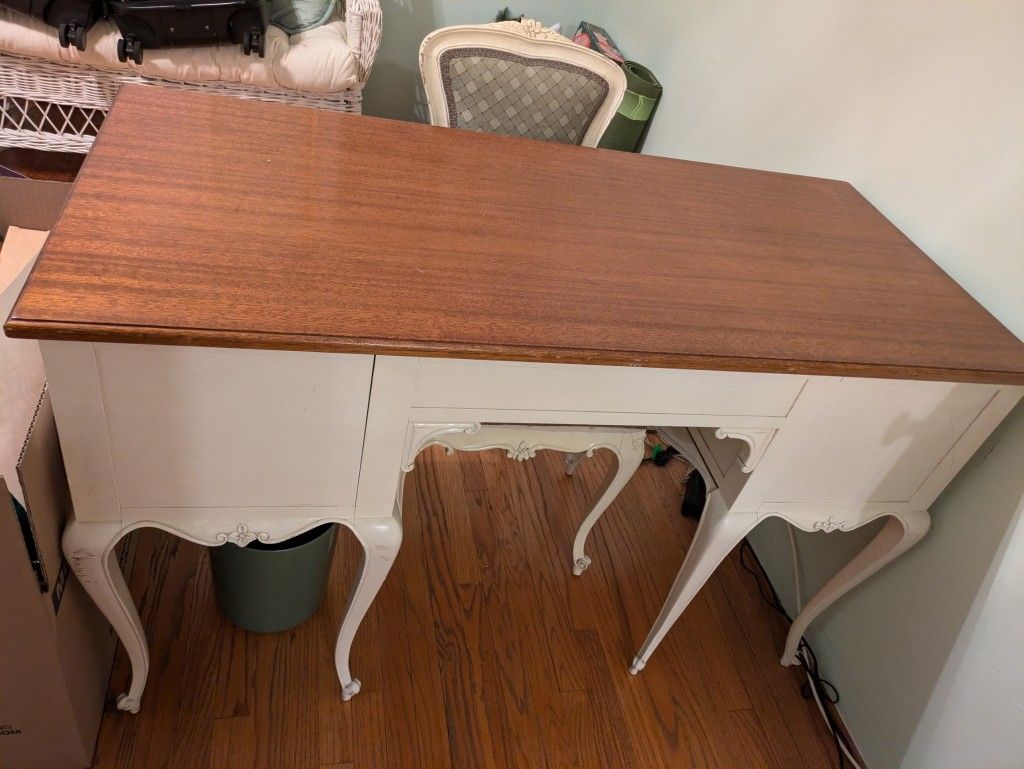 Wooden Desk And Chair