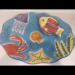 Fish Ocean Sea Decor Serving Tray 