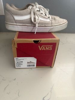 Vans Ward Summer Canvas Taupe Women's Size 8