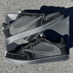 Jordan 1 Low Travis Scott Black Phantom 