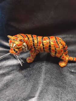 BARCINO MOSAICO TIGER FIGURINE BARCELONA SPAIN