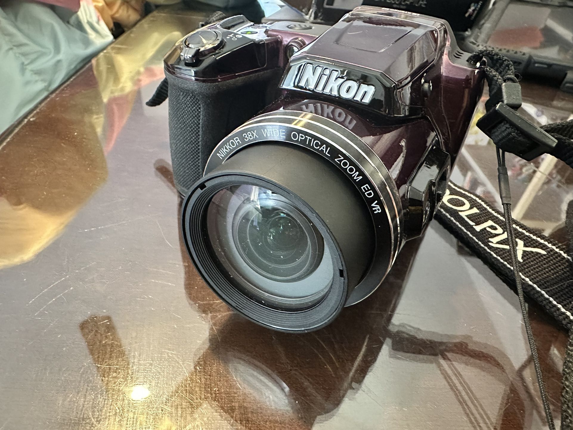 Nikon Coolpix L840 Megapixel Digital Camera (Plum) w