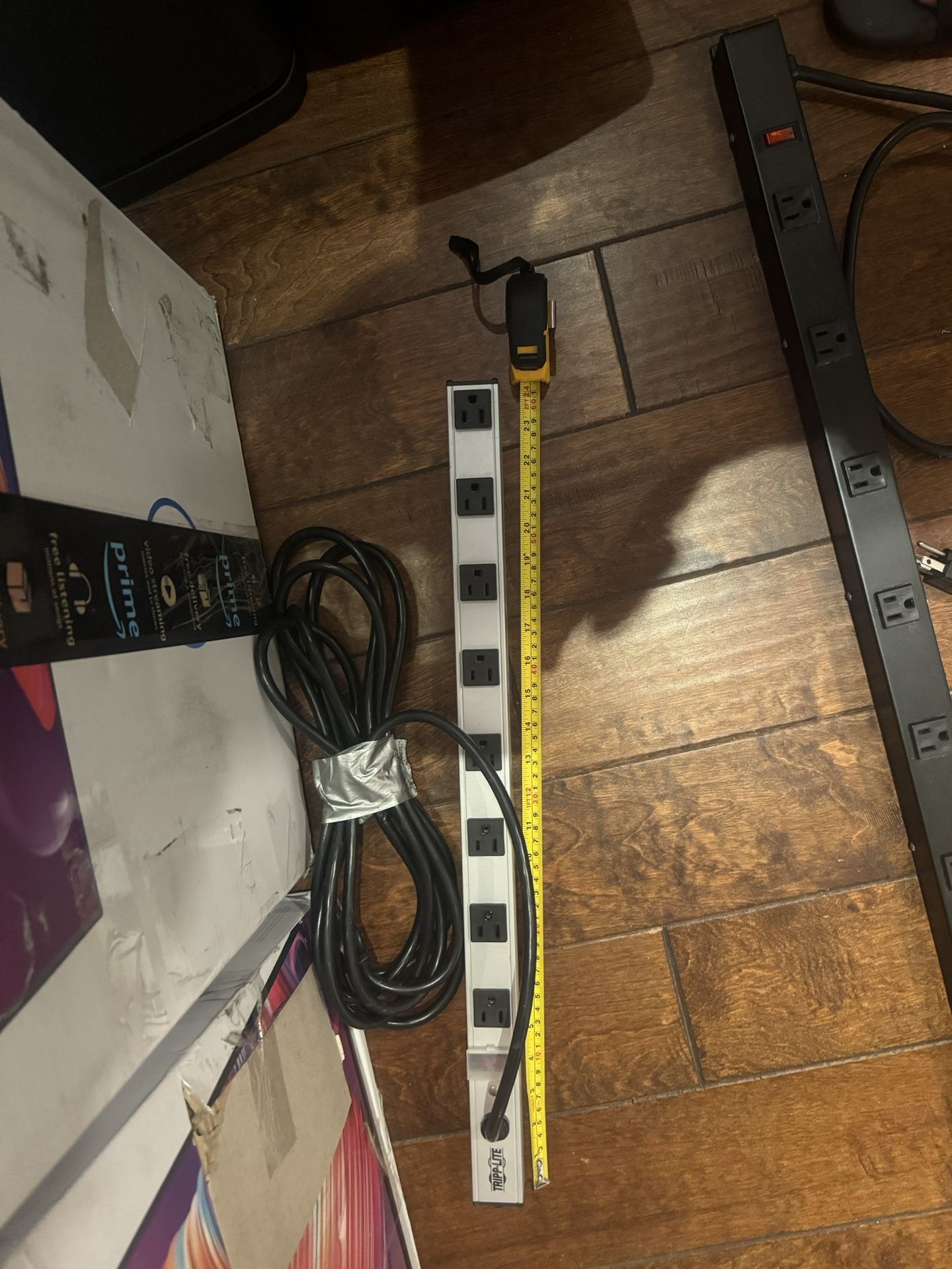 2ft Outlet Aluminum Power Strip 