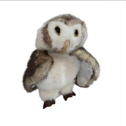 Folkmanis Folktails White Barn Owl Hand Puppet Plush 11" Stuffed Animal Pretend