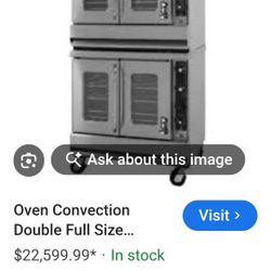 Double Stacked Commercial Oven 