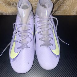 Nike Mercurial Superfly Soccer Cleats Size 10.5 – Light Purple/Volt – High Ankle