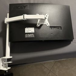 2 Acer 27” LCD Monitors With Stand
