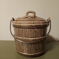Vintage McCoy Barrel Cookie Jar