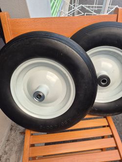Wheel barrel tires